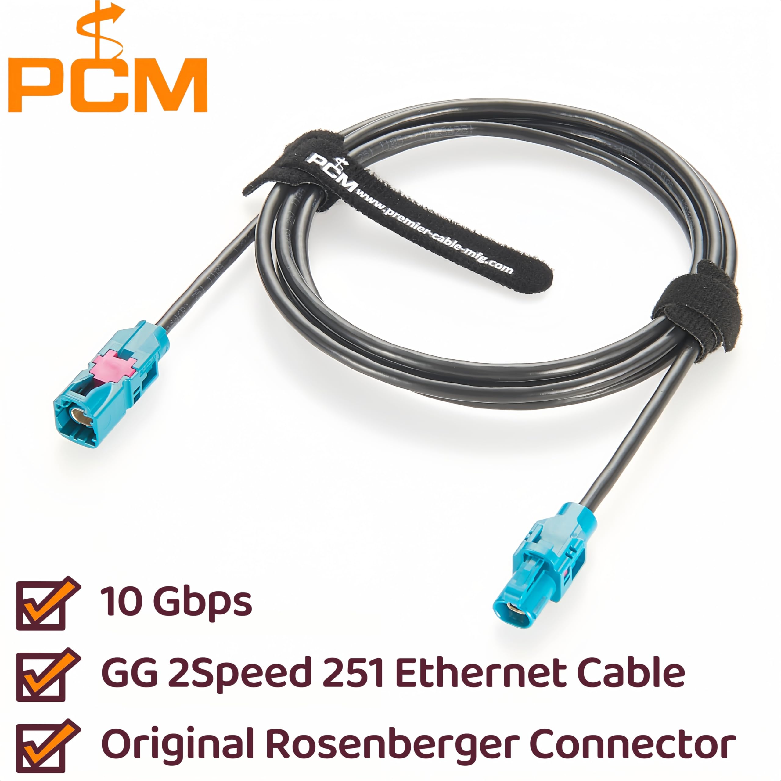 Câble d'extension Rosenberger d'origine H-MTD E6S10A-1CAZ5-Z vers E6K10A-1CAZ5-Z FAKRA, connecteur d'antenne H-MTD mâle vers femelle, câble coaxial GPS RF automobile (5 m)