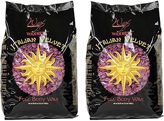 Italian Velvet Full Body Hard Wax 2.2 Pound / 1 kg Pack of 2