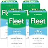 Fleet Laxative Saline Enema for Adult Constipation, 4.5 fl oz, 4 Bottles (Pack of 4)