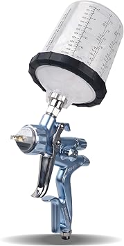 Paint Spray Gun PRD-815 MP Type with a One-piece Nozzle 1.3mm Automotive Refinishing Spray Gun, Blue