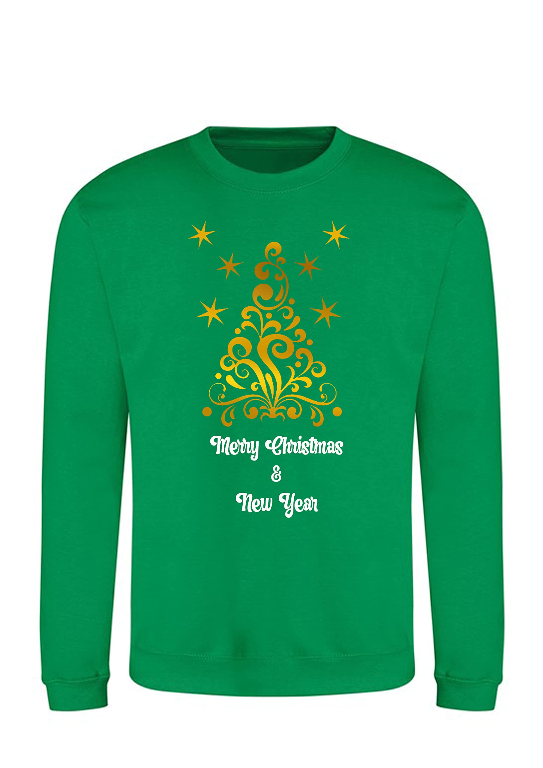 Sweat-shirt adulte vert émeraude taille L, le cadeau idéal pour célébrer Merry Christmas - 4
