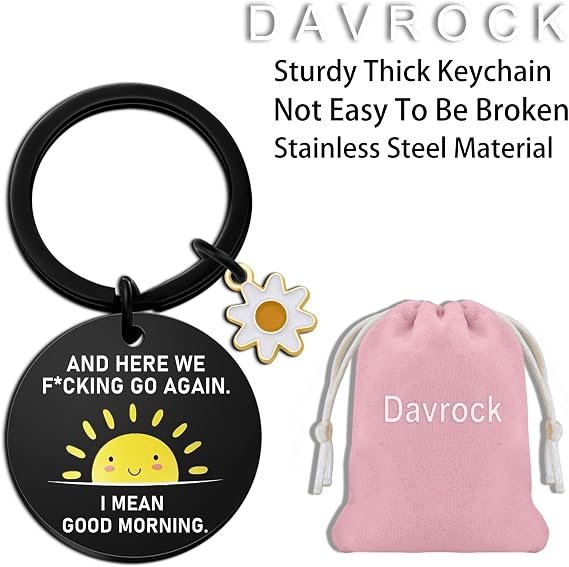 Funny Keychains for Women Funny Coworker Gifts Birthday Gifts for Women