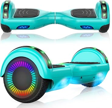 Self Balancing Scooter for Kids, 6.5" Two Wheels Scooter with Bluetooth and Lights for Girls Boys Kids Adults