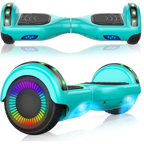 Hoverboard, 6.5" Two Wheel Hoverboard with Bluetooth and Lights, Hoverboard for Kids Ages 6-12