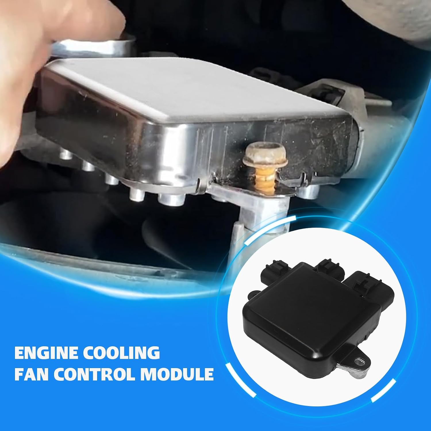 21493-EH10A Engine Cooling Fan Control Module for Infiniti EX35 FX35 EX37 FX37 FX50 G25 G35 G37 M35 M45 M37 M56 Q40 Q50 2006-2017 Nissan 370Z GT-R Juke 2009-2017 Replace 21493-4GA0A 21493-EG000