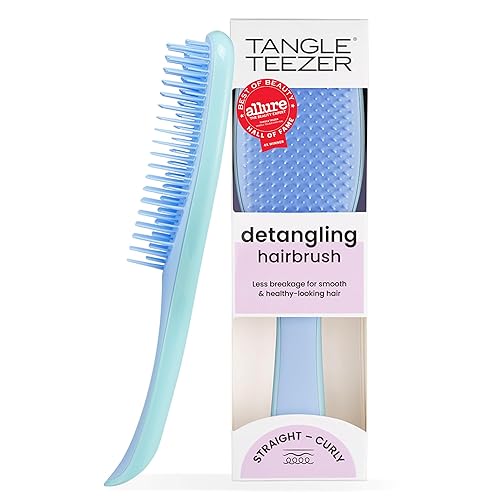 Tangle Teezer Cepillo Desenredante Ultimate para Cabello Húmedo y Seco, Elimina Nudos y Reduce la Rotura para Todos los Tipos de Cabello, Azul