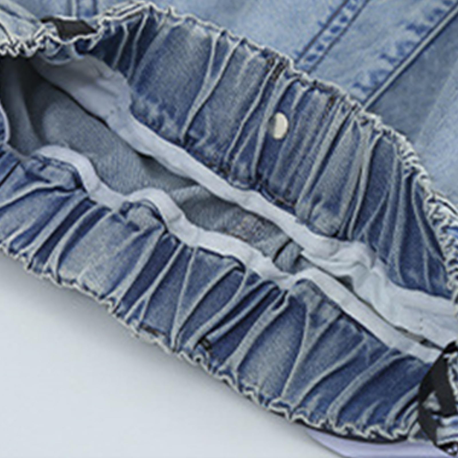 Generico Jeans Bambini e Ragazzi-Pantaloni Estivi Leggeri Casual per Bambini dai 5 ai 16 Anni, in Lino e Denim, Traspiranti, Comodi da Indossare Ogni Giorno, per Primavera, Estate e Autunno.