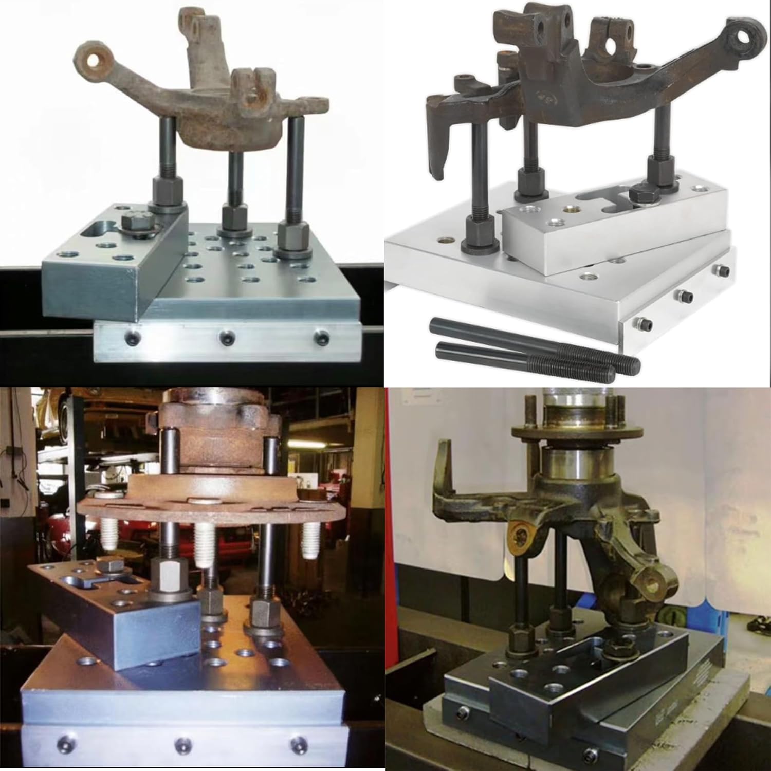 Workshop Universal Press Support Block Plate Tool 30 Ton Bearing Bush Car Repair Tool Set