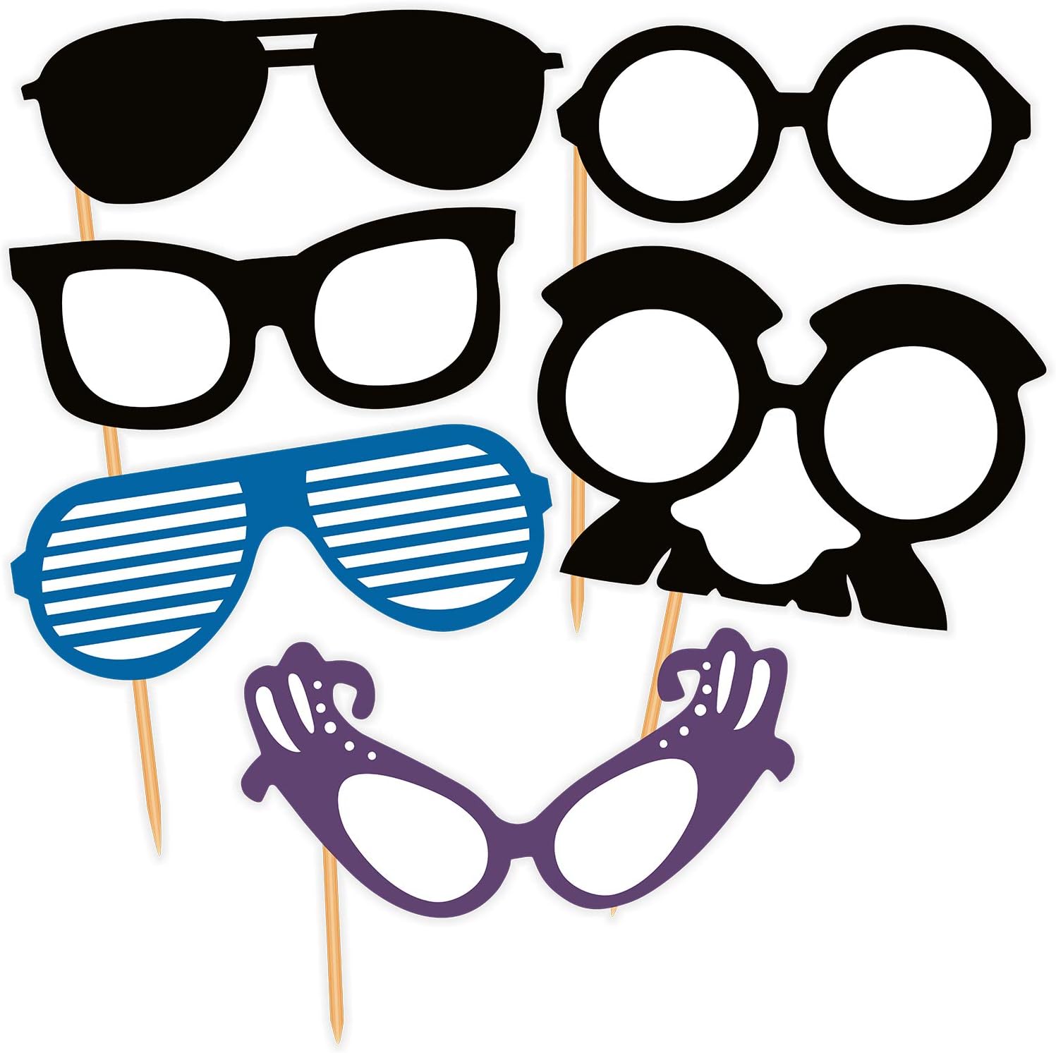 36Pcs/Set Photo Booth Party Props Craft Item