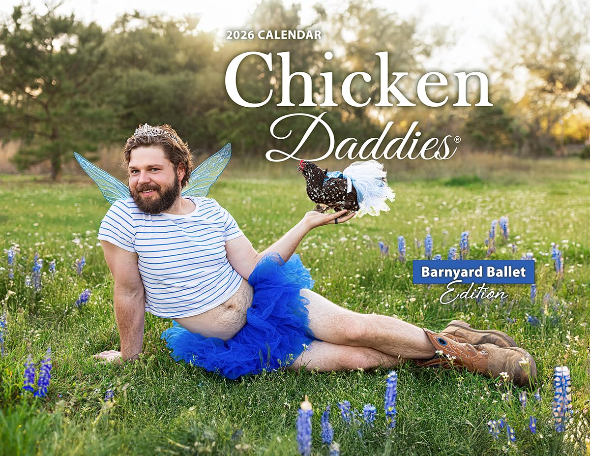 Chicken Daddies Calendar - Funny Gifts | Gag Gifts | Birthday Gifts | Weird Stuff | Secret Santa | White Elephant | Chicken Gifts Wall Calendar (2026)