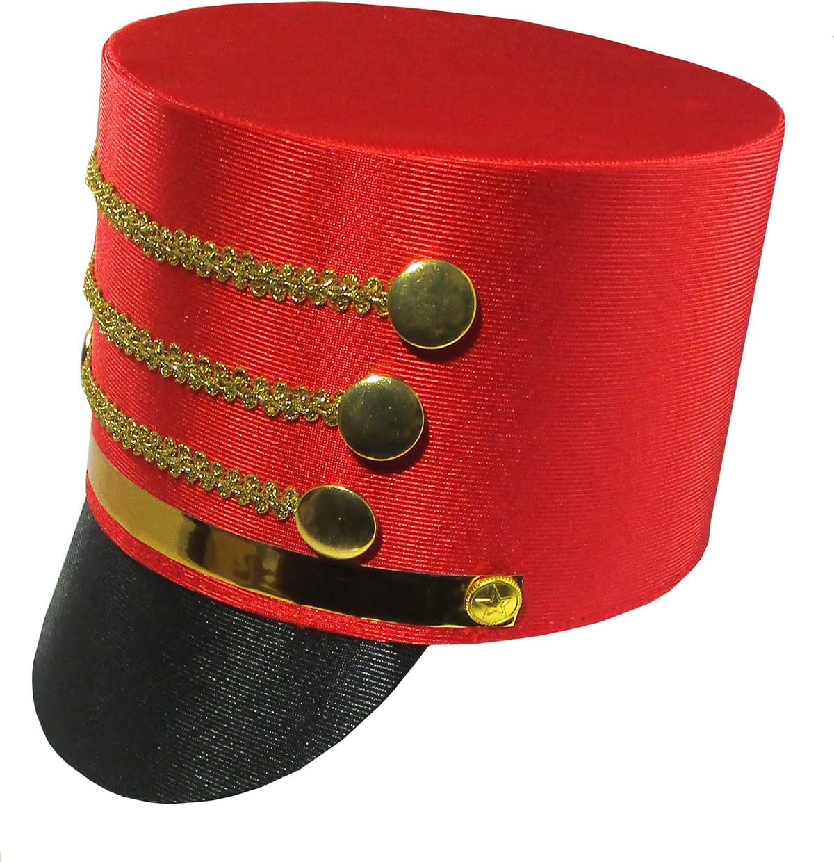 Nicky Bigs Novelties Morph Adult Toy Soldier Hat Majorette Band Major Ringmaster Nutcracker Hats Costume Adjustable Size