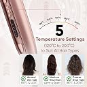 Vega Glam Glitz 2 In 1 Hair Styler, Straightener & Crimper with Keratin Infused Ceramic Coated Plates & 5 Temperature Settings for Women, Rose Gold, (VHSC-04) gallery image