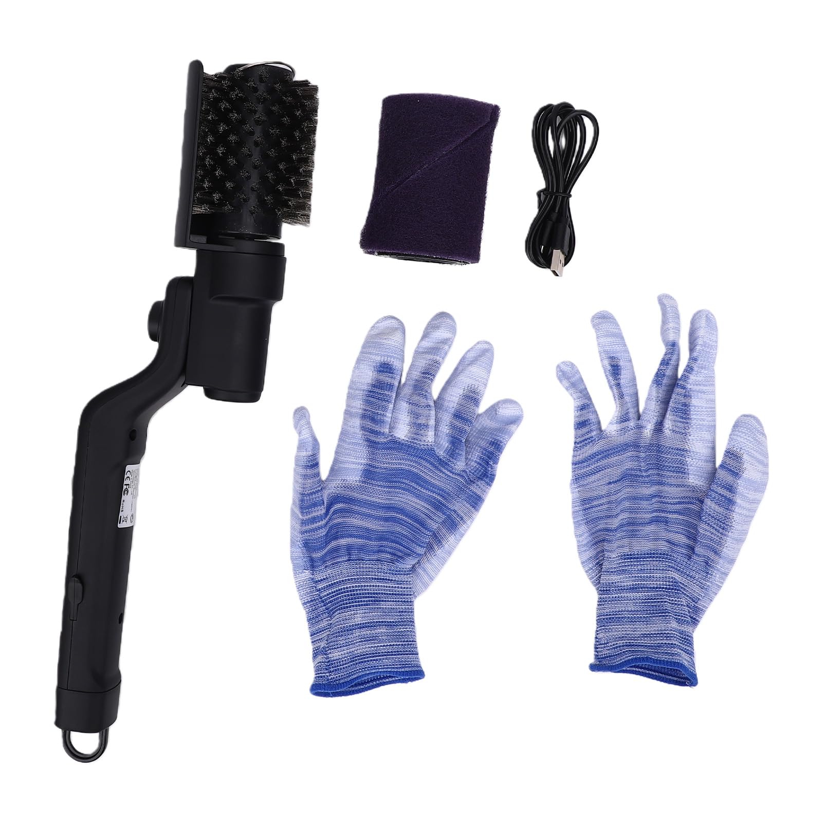 CHICIRIS Cepillo Eléctrico para Parrilla, Potente Herramienta de Limpieza Recargable para Barbacoa Al Aire Libre y Parrillas para Acampar, Acero Inoxidable, 42,1 Cm