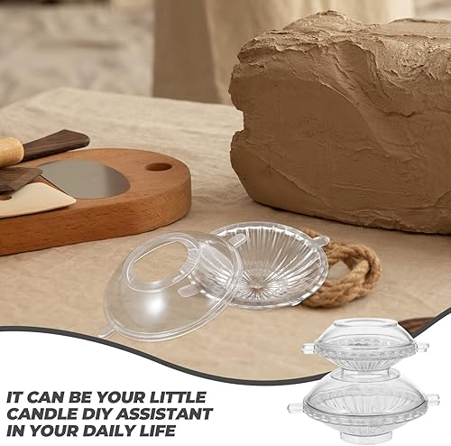 Miniatura 8 de 2 velas flotantes redondas de plástico, molde especial para hacer velas, jabón, velas, envase de lata, velas perfumadas, moldes para hacer velas