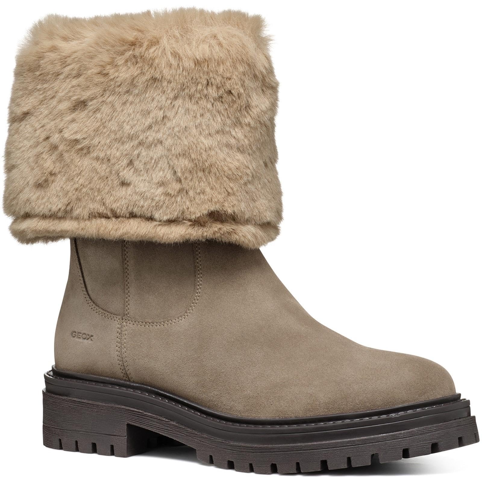 Geox Women's D Falena B Abx B Ankle Boots, taupe, 6 UK