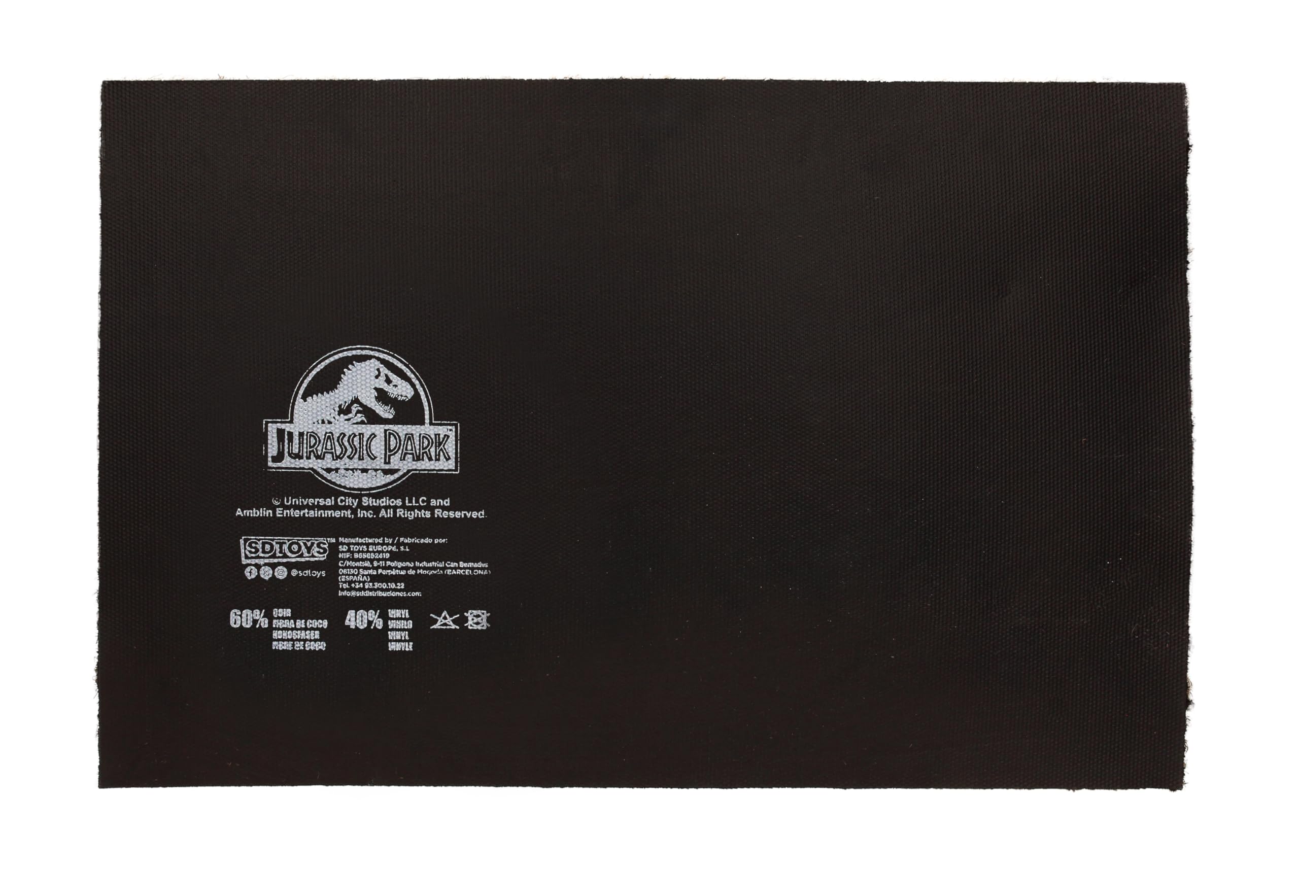 SD Toys - Felpudo con Logo Jurassic Park 60 x 40 cm
