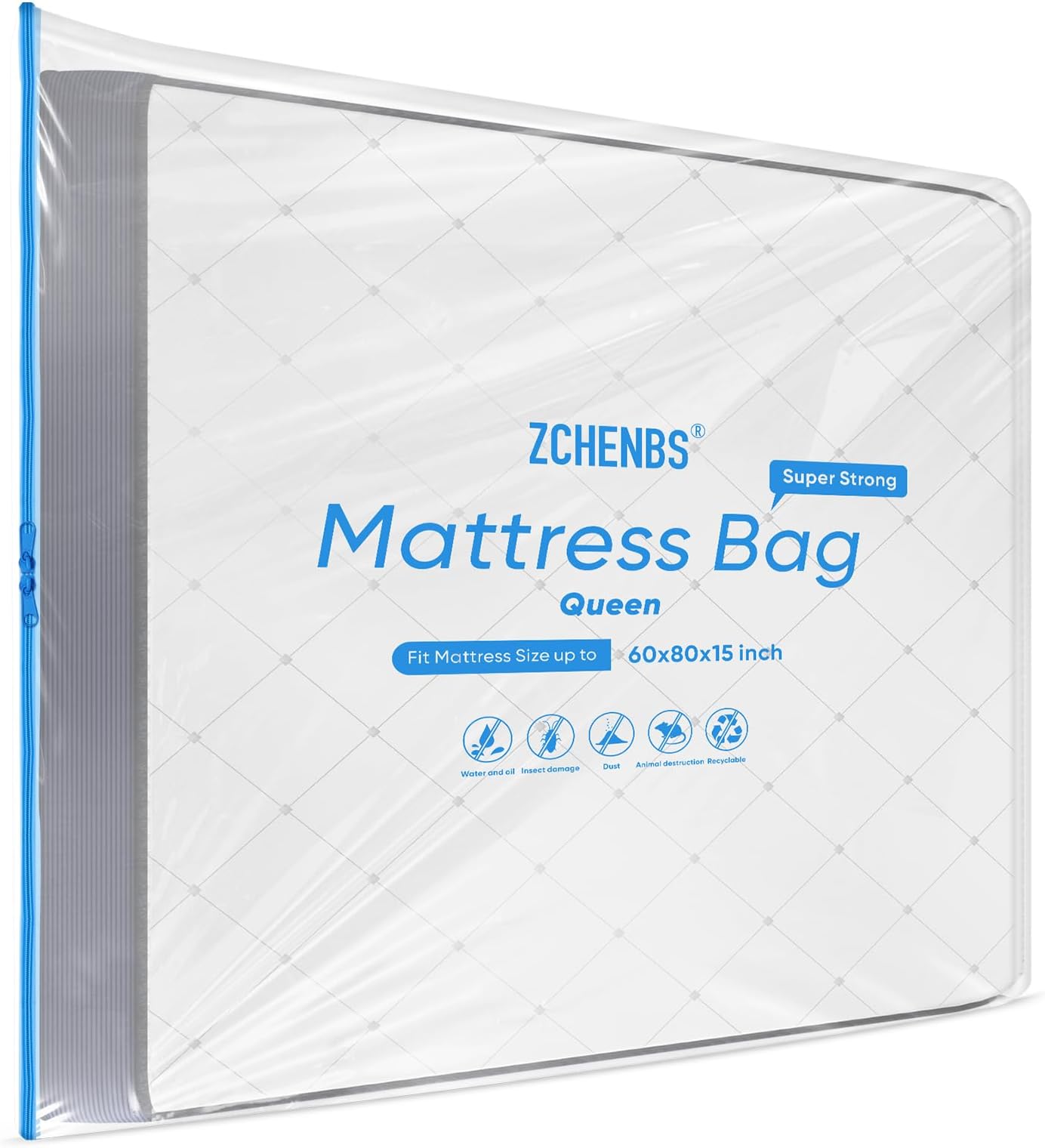 Mattress Bag for Moving & LongTerm Storage Queen Size Enhanced Mattress