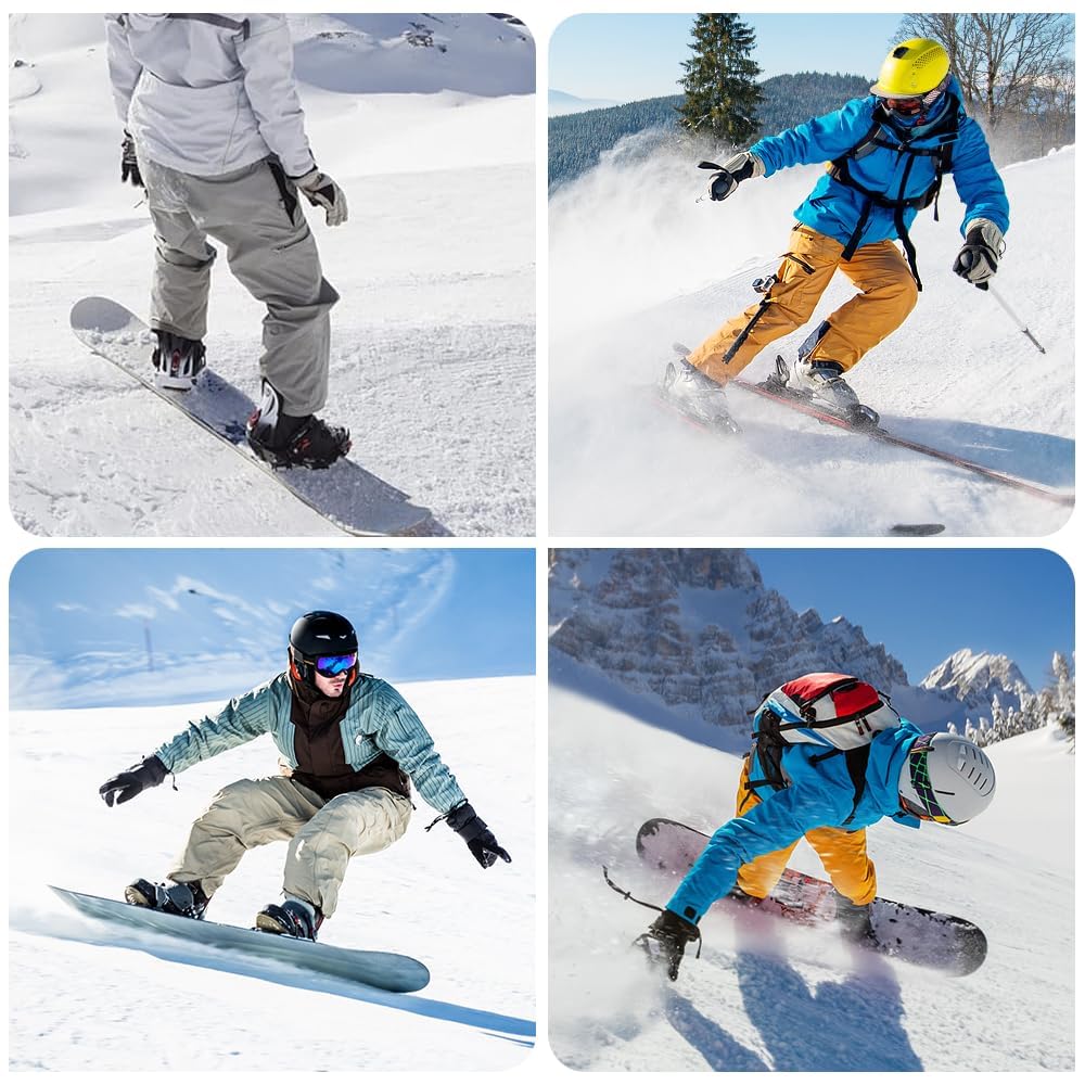 Correas de Tobillo para Snowboard 3 Pares de Repuesto Unión