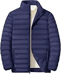 MAGINVIT Men's Puffer Jackets Lightweight Warm Windproof Coat Water-Repellent Windbreaker Quilted Jacket Winter Fall Spring