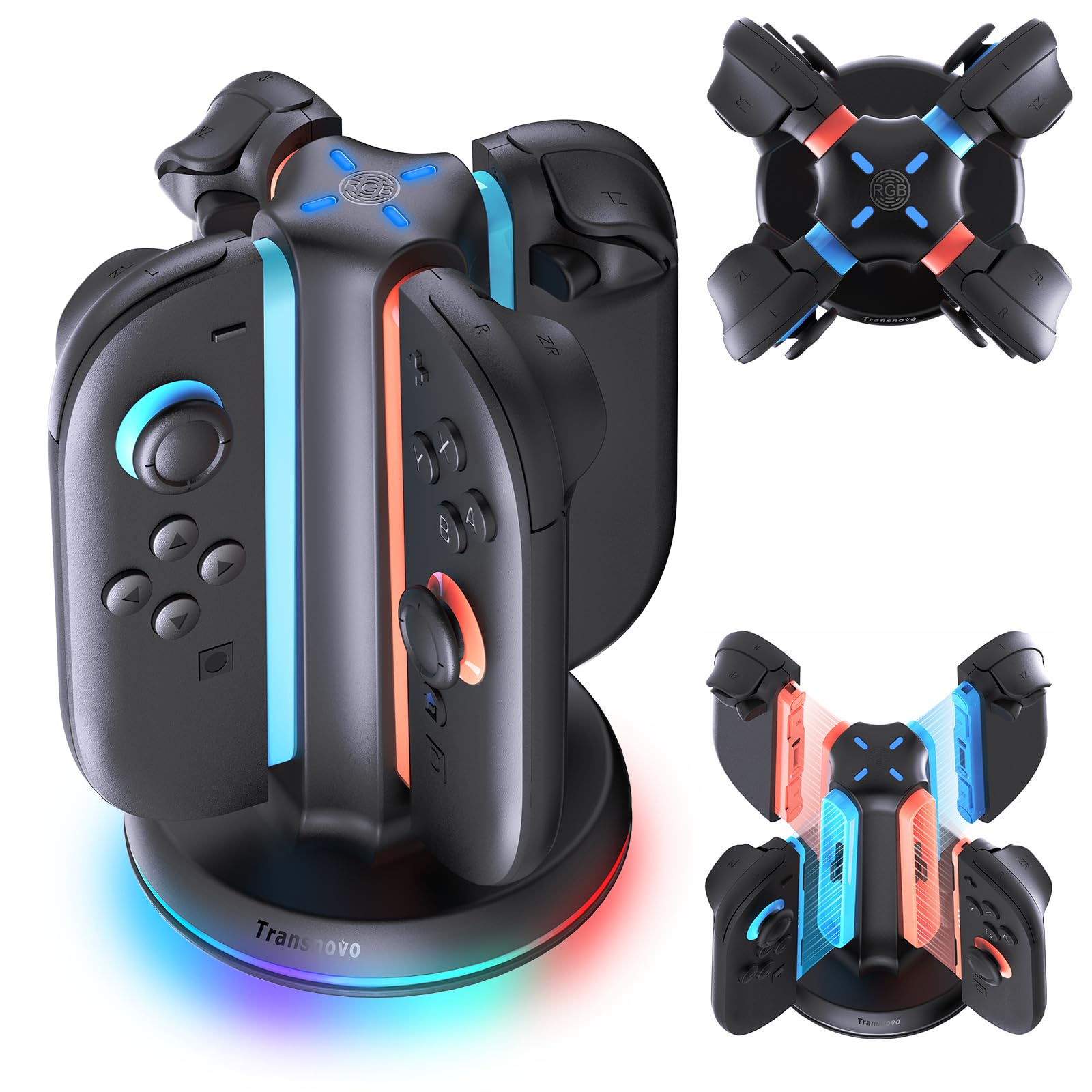 Amazon.com: TRANSNOVO Charging Dock for Nintendo Switch 2 Joycons