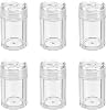 Loose Powder Containers Includes 12-Hole, 3-Hole for Travel Makeup 6pcs 10ml Mini with Caps and Sifters, Refillable Cosmetic Powder Bottles and Single-Hole Inner