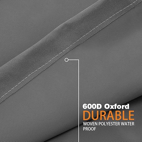 Miniatura 4 de Vailge Veranda Funda para mesa de patio rectangularovalada, resistente, impermeable y al aire libre, para muebles de jardín