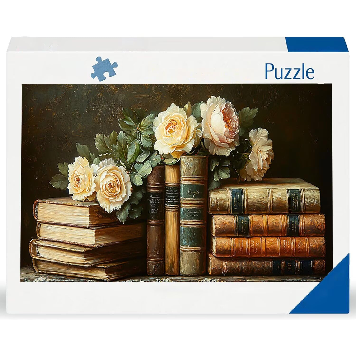 Księga róż - Puzzle 900 sztuk dla dorosłych - Puzzle DIY, kreatywna rozrywka, sztuka nowoczesna, klasyczne puzzle dla dorosłych i młodzieży w wieku 12 lat, pomysł na prezent dla mężczyzn i kobiet 87 x