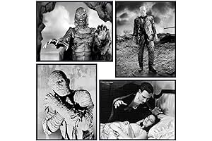 Movie Theater Wall Art: Frighteningly Nostalgic Vintage Horror Movie Posters