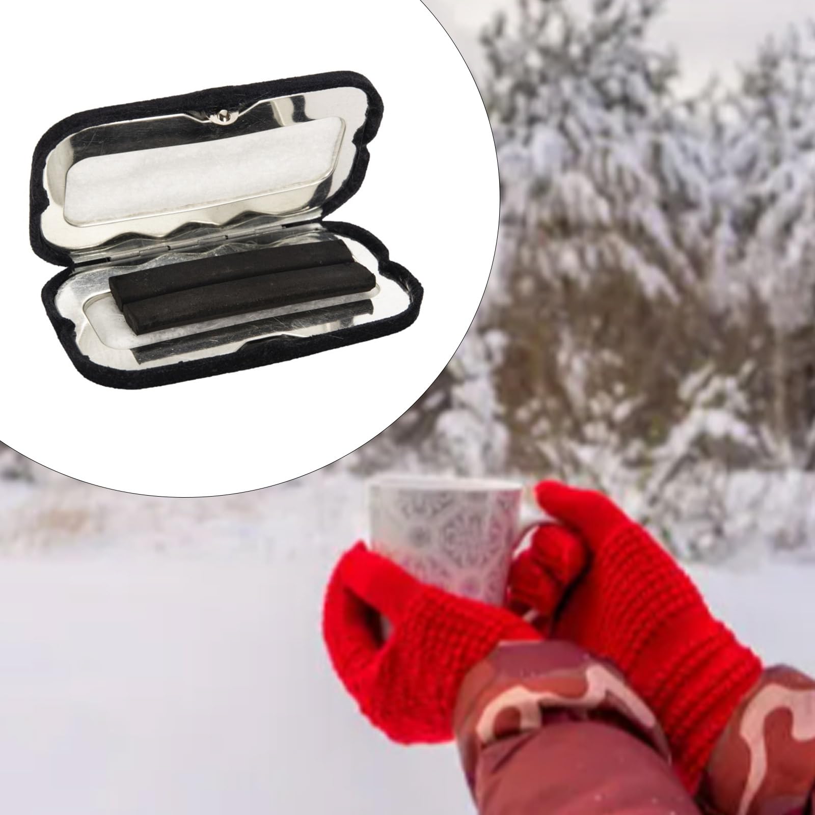 Sport invernale In Lega di Zinco Carburanti Stick Outdoor Scaldamani