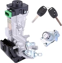 Ignition Switch Cylinder Door Lock W/2 Keys Compatible for Honda Pilot 2009-2012 Accord Civic Fit Odyssey 2005-2011 Ignition Switch Lock Cylinder Assembly Set Replace 06351-SZA-A01 72185-SZA-A01