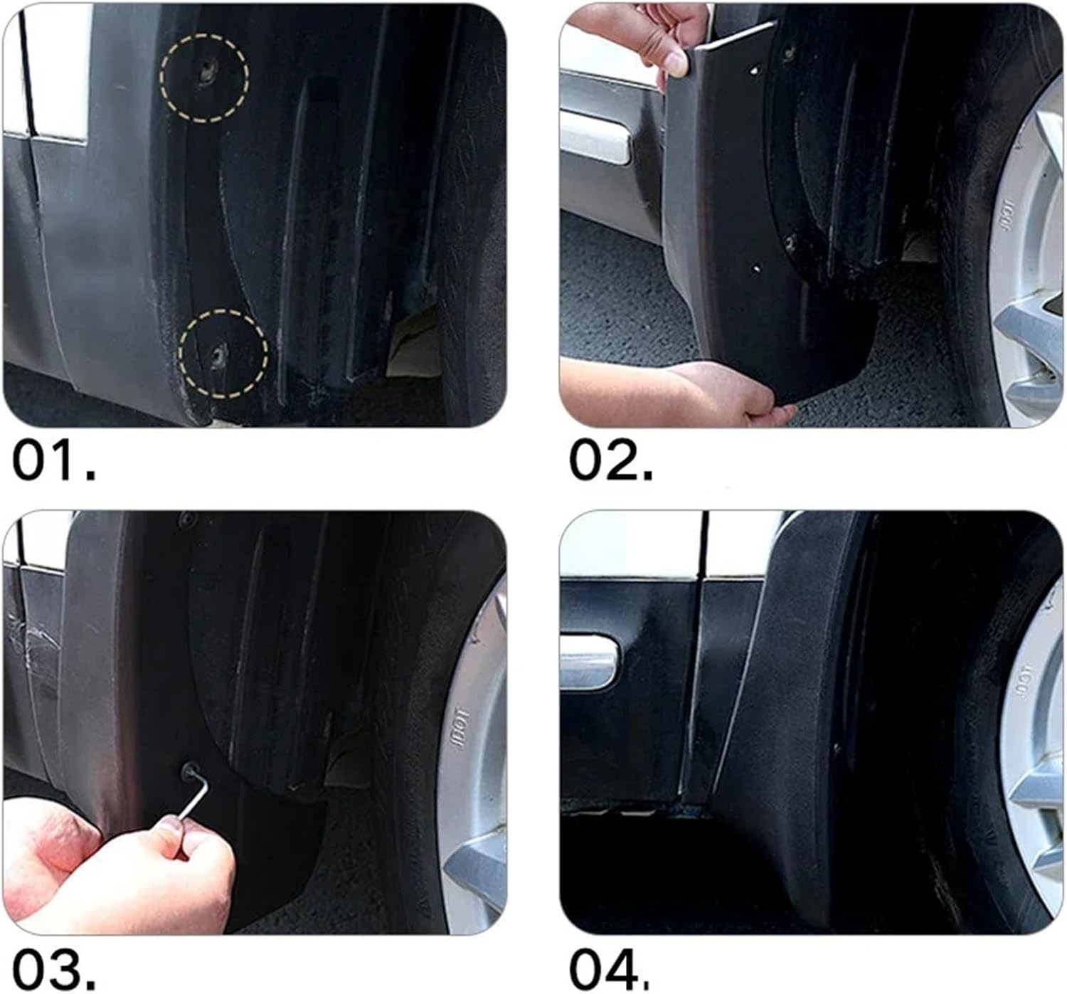 マッドフラップ マッドガード Compatible With Discovery Sport L550 2020 2021 2022