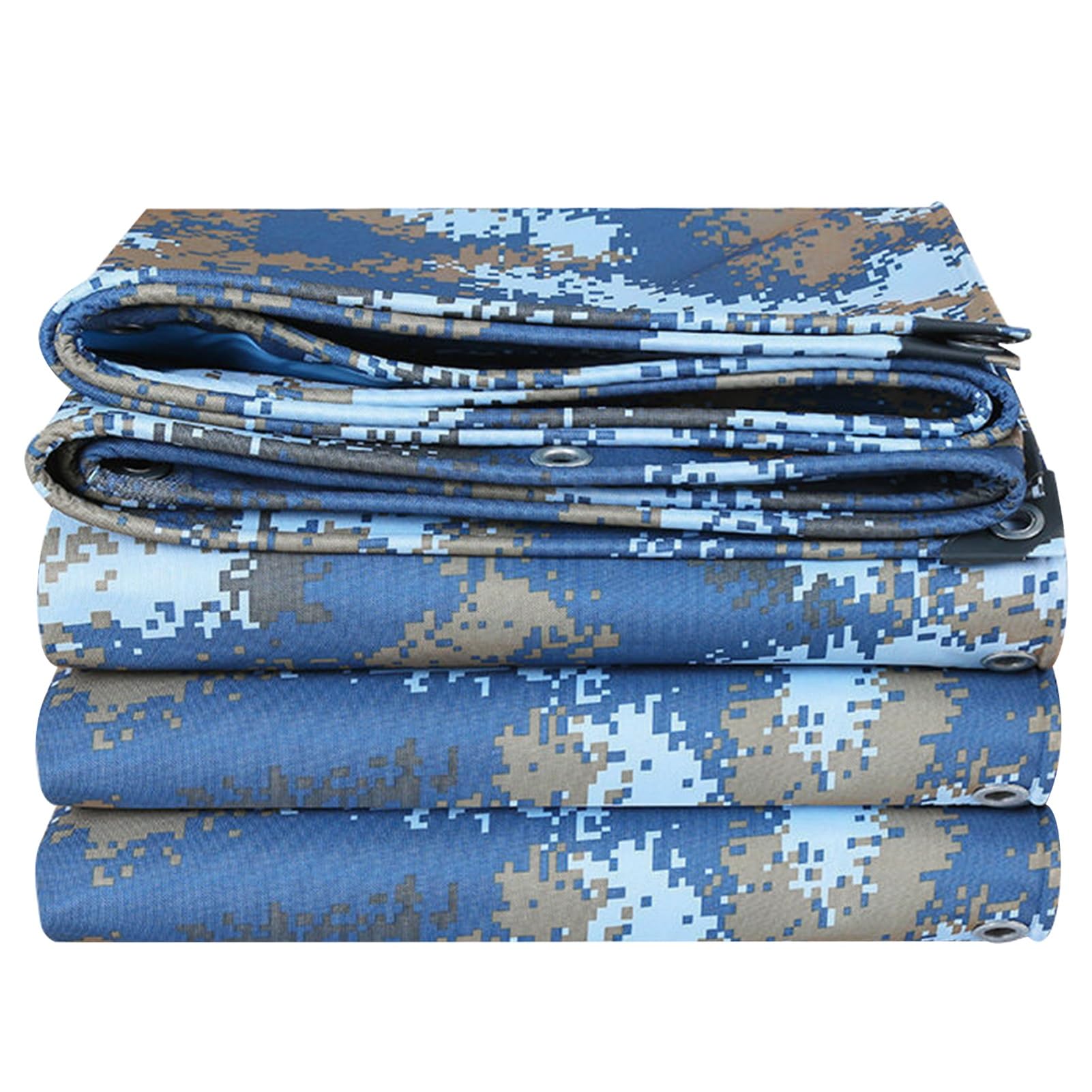 Tarpaulin Heavy Duty Tarp Sheet Cover, Heavy Duty Canvas Tarp Cover Oxford Cloth Grommets Multiple Sizes(1.2x1.5m(3.9ftx4.9ft))