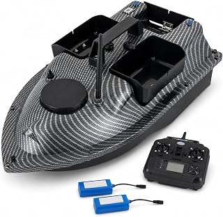 Futterboot Gps500m RC Köderboot mit 3 Köderboxen Automatische Korrektur