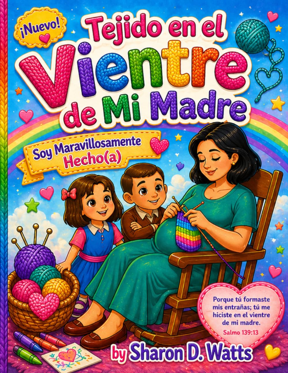 TEJIDO EN EL VIENTRE DE MI MADRE (Knitted In My Mother's Womb): Soy hecho(a) de manera maravillosa y asombrosa.(I am Fearfully and Wonderfully Made)