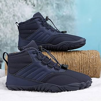Amazon.co.jp: 冬用ベアフットハイキングブーツ、メンズ