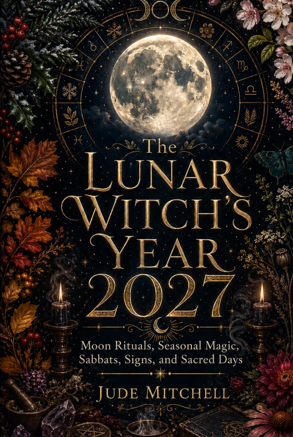 The Lunar Witch’s Year 2027: Moon Rituals, Seasonal Magic, Sabbats, Signs, and Sacred Days