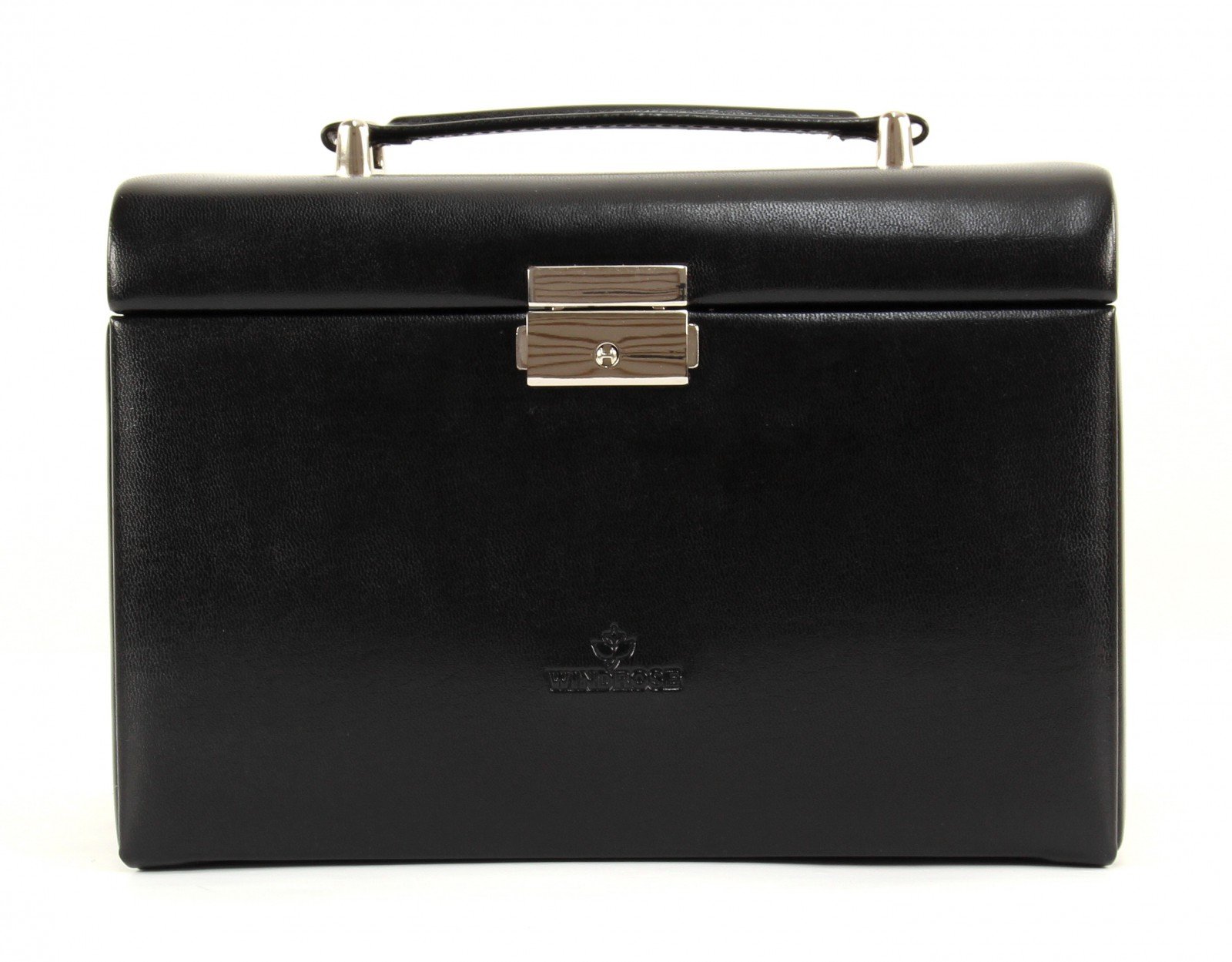Windrose Szkatułka na biżuterię Merino Moda Jewelry Box Black czarna