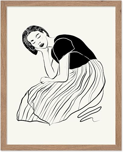 Miniatura 28 de Poster Master Póster de Groovy Woman – Impresión retro de moda – Arte de línea – Arte minimalista – Arte moderno – Arte abstracto – Arte en blanco y