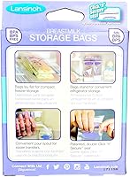 Vista 2 de Lansinoh Bolsas de almacenamiento de leche materna, 50