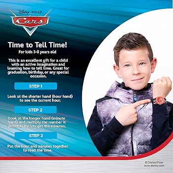 Amazon | ディズニー カーズ ライトニング・マックイーン 腕時計 (赤  