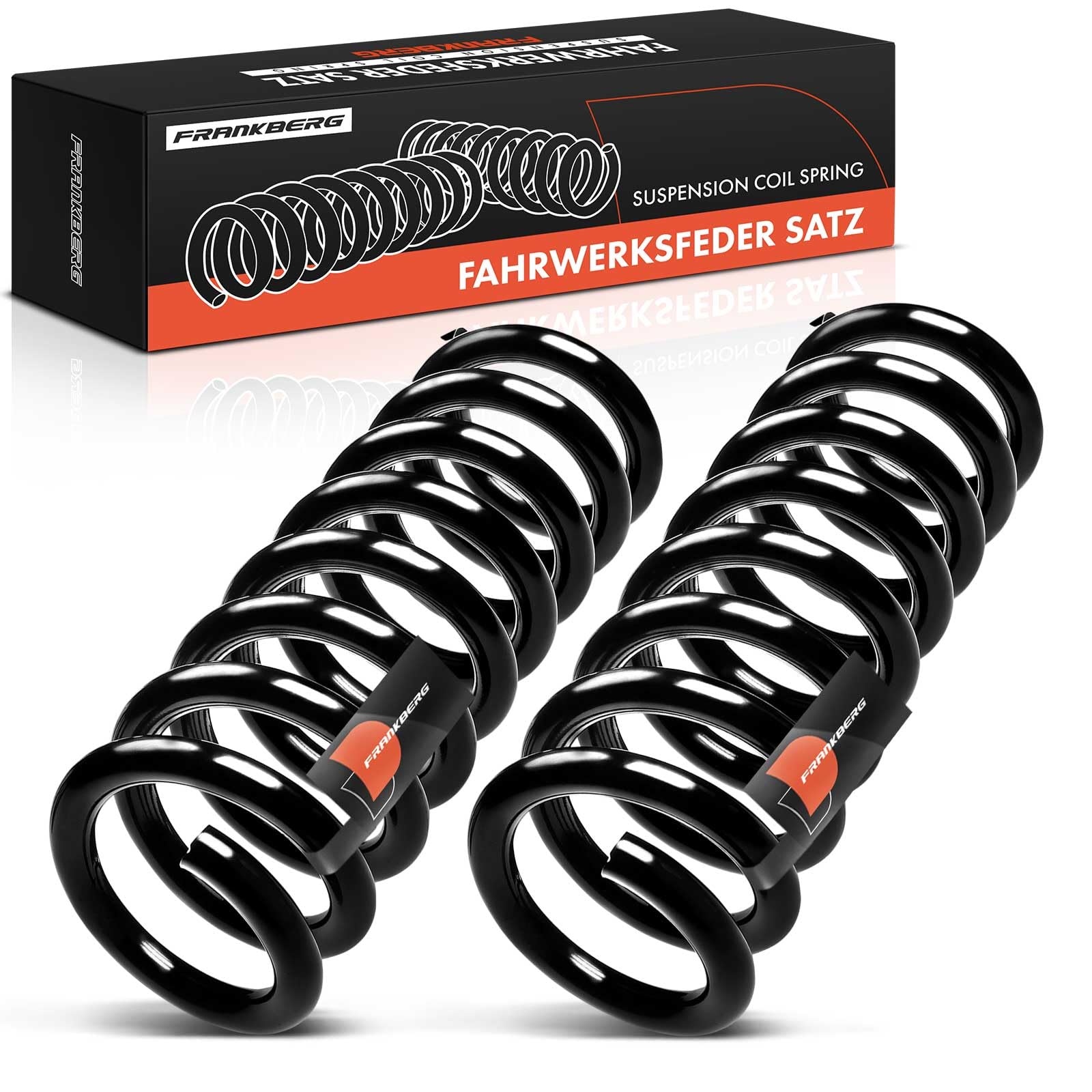 Frankberg 2 muelles de suspensión para eje trasero RA7011 | Compatible con: Clase C W203