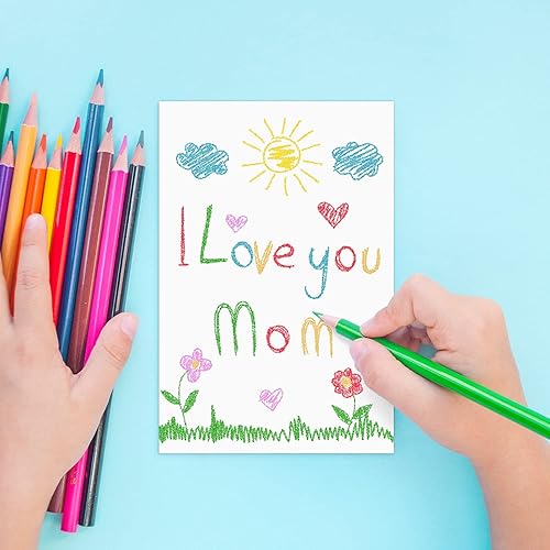 Miniatura 4 de Sweetzer & Orange Cartulina de papel postal de 300gsm de 4 x 6 pulgadas (ambos lados en blanco) para arte o postales en blanco para correo. Juego de