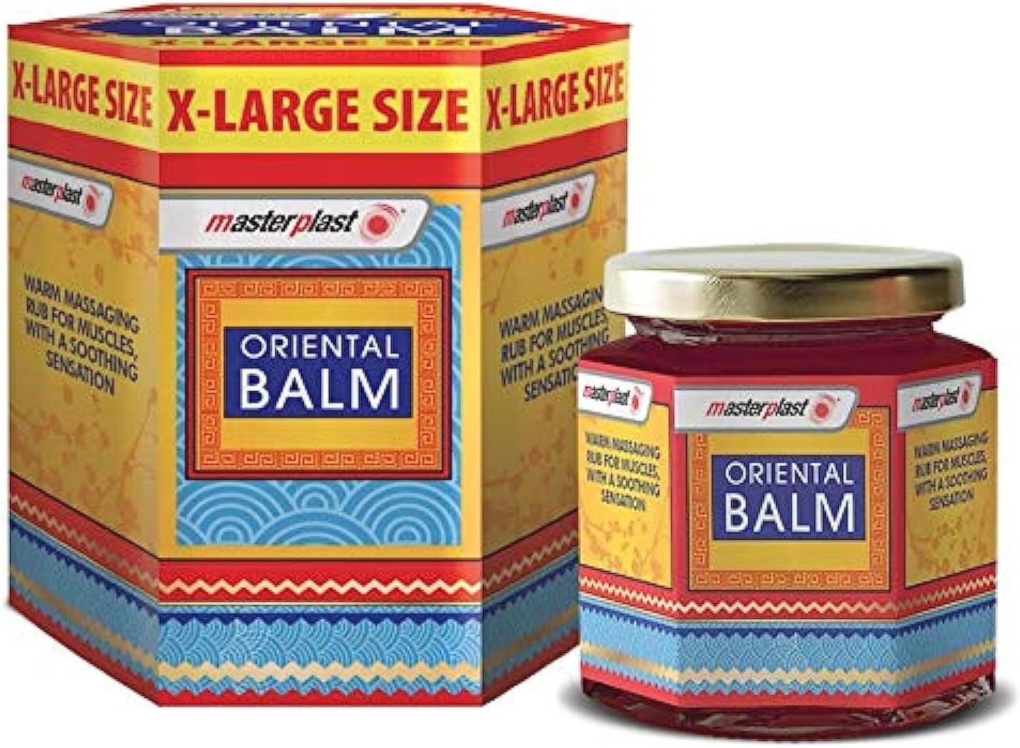 New Masterplast XL Oriental Balm Warming & Massaging Muscle Rub Soothing Sensation (2)