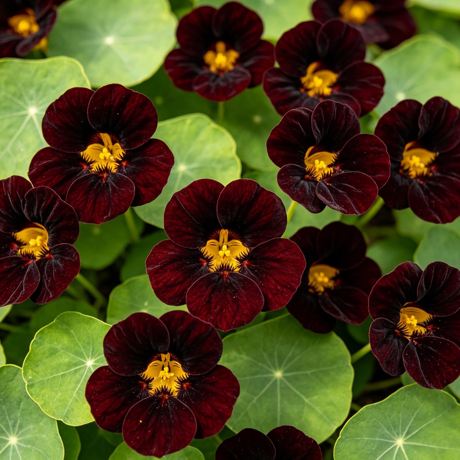 Rare Nasturtium Seeds (Indian cress,Tropaeolum majus)-Hardy Perennial,Strong Plants that Grow Well,Suitable for Garden Plants, Landscape Design, Indoor and Outdoor Potted Plants.-150pcs-classic G