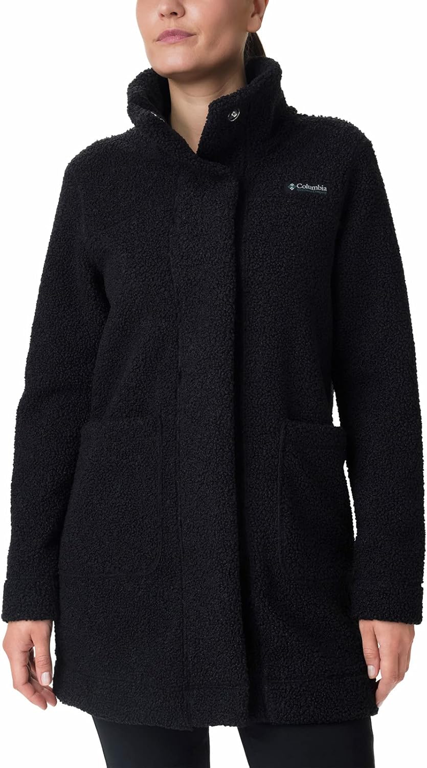 Columbia women's panorama long jacket sherpa fleece Clearance