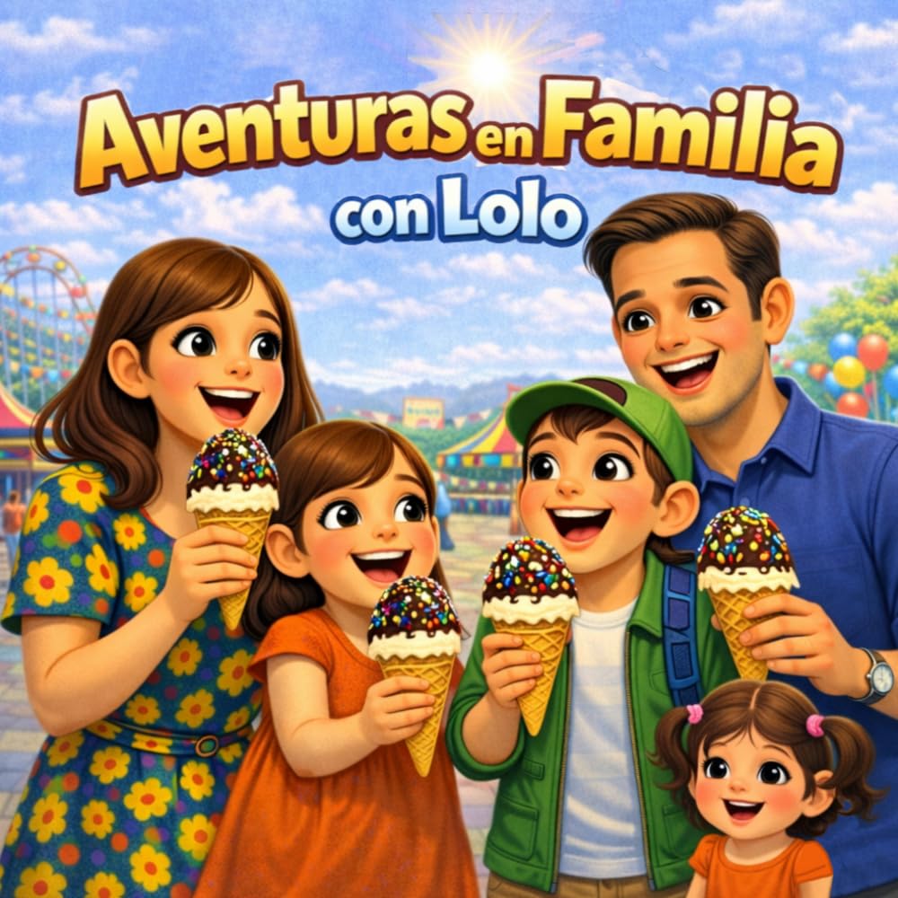 Aventuras en Familia con Lolo / Paseo al Parque/ Spanish Edition (8.5 x 8.5 in - 28 pages): Una divertida historia familiar sobre amistad, juegos y momentos inolvidables