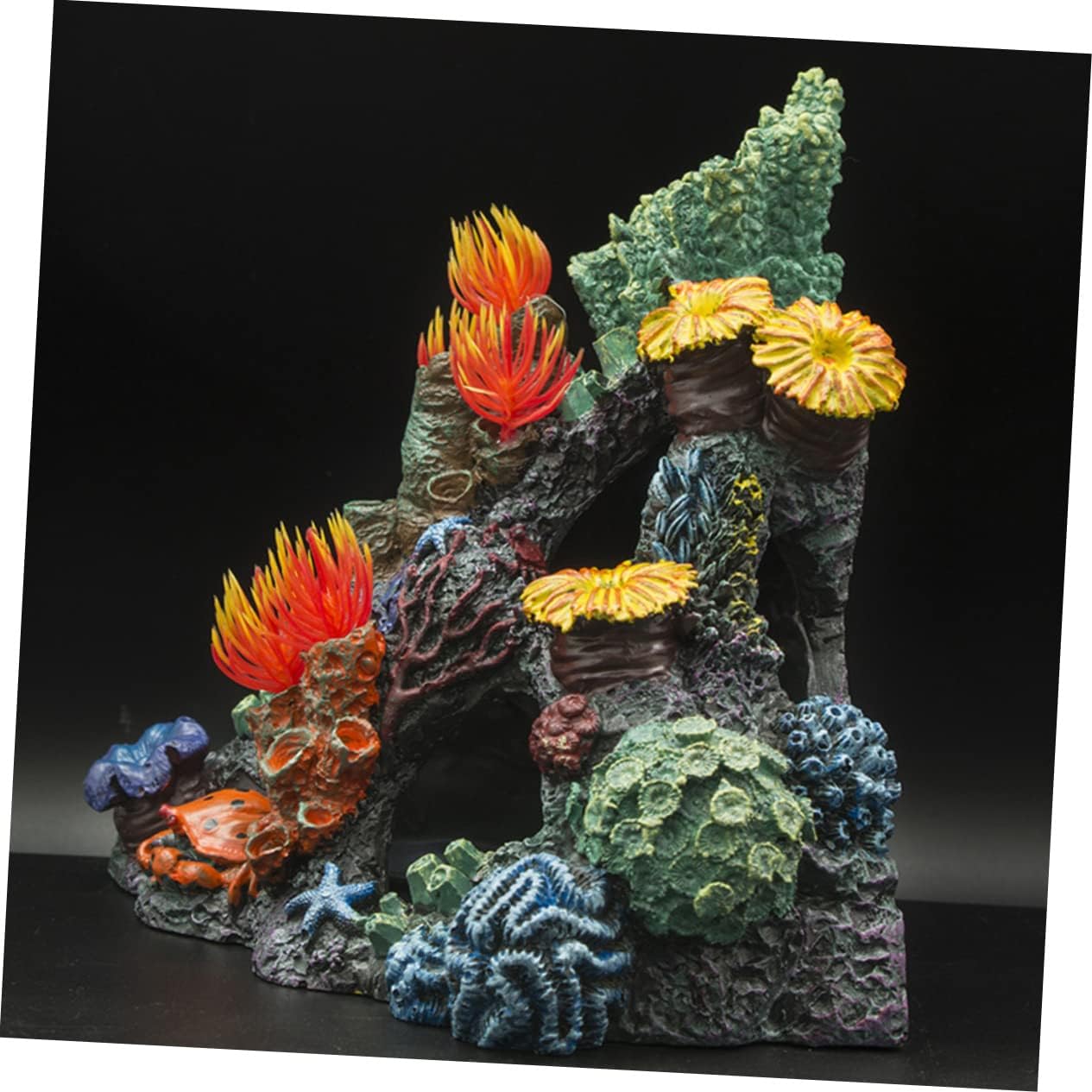 Housoutil 1pc Fish Tank Coral Ornament Lifelike Aquarium Decoration for Freshwater and Tanks Realistic Landscape Decor for Fish and Shrimp Hideouts