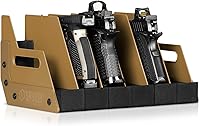 Vista 18 de Savior Equipment - Exhibidor para pistola, revólver, arma de fuego, para 4 a 8 de la mayoría de pistolas de cañón largo, espuma acolchada