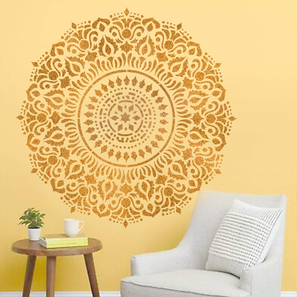 Design In Mandala Wall Stencils For Home Wall Dcor Home (22 X 35 Inches, Dma-38) - Plastic (B08ZCDR6PC) Amazon Price History, Amazon Price Tracker