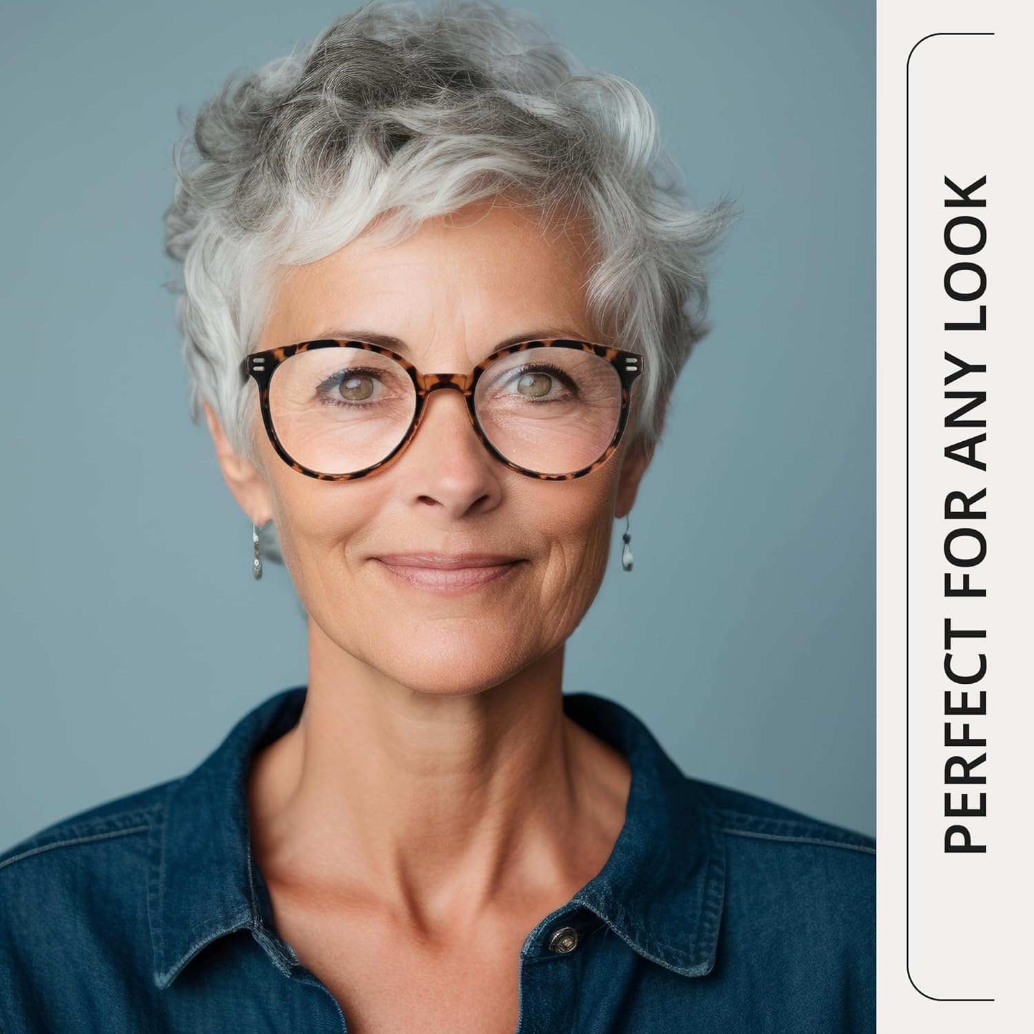 GIBLOGO Reading Glasses for Women/ Men Eye Glasses Blue Light Reading Glasses Cheaters Eyeglasses - Image 4